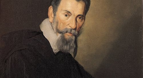 Claudio Monteverdi, portret pędzla B. Strozziego (fragm.)