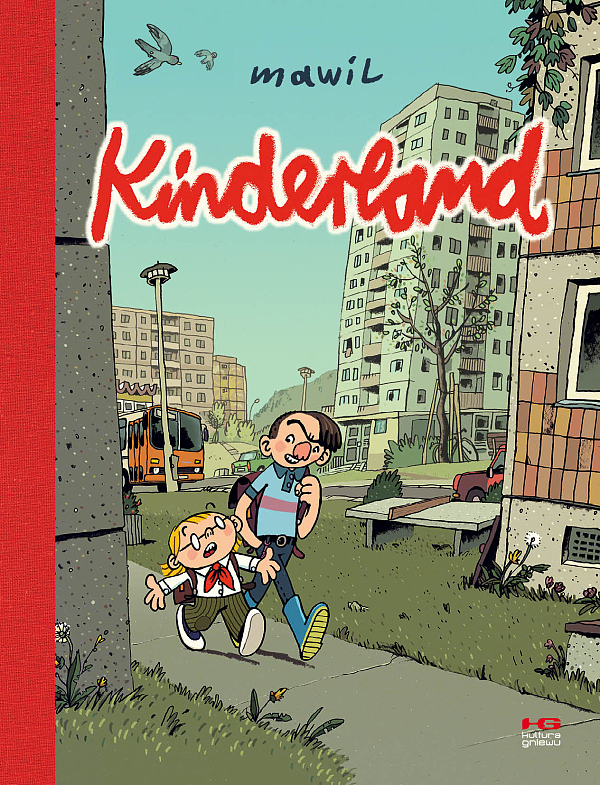 Okładka komiksu "Kinderland"