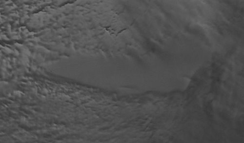 Jezioro Wostok z satelity (gładki kształt zdradza, że pod powierzchnią lodu kryje się woda)