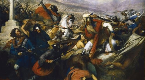 Charles de Steuben, Bitwa pod Poitiers w pażdzierniku 732 r. (1834-1837)