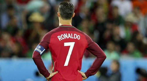 Cristiano Ronaldo nie dał rady wpisać się na listę strzelców w meczu z Islandią