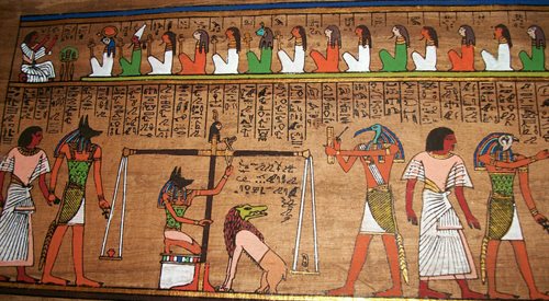 Papirus otrzymywany był z tzw. trzciny papirusowej. Roślina ta powszechnie występowała w delcie Nilu.