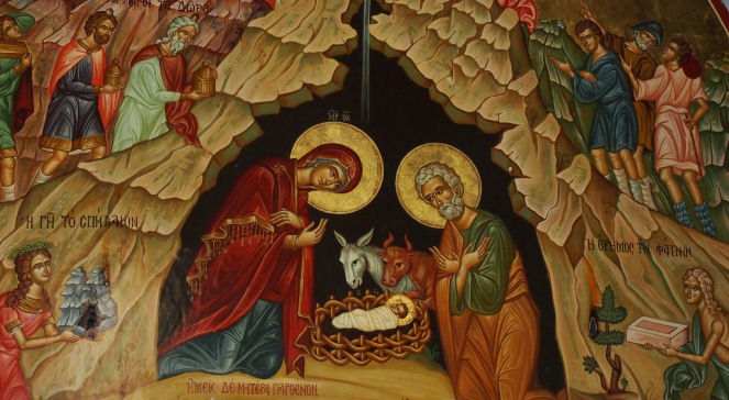 Fresk w Bazylice Bożego Narodzenia w Betlejem.JPG