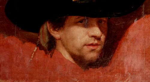 Portret (prawdopodobnie) Francisca Goi pędzla samego malarza lub jego mistrza (i szwagra) Francisca Bayeu