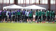 Trening reprezentacji Nigerii przed meczem z Francją podczas MŚ w Brazylii 