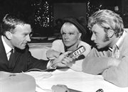 Józef Ptaczek przeprowadza wywiad z Johnnym Hallidayem i Sylvie Vartan. Rok 1960