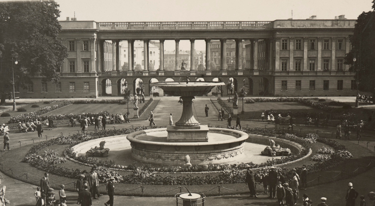 Pałac Saski w 1935 roku