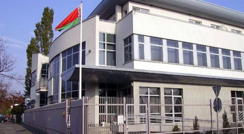 Ambasada Białorusi przy ul. Wierniczej w Warszawie