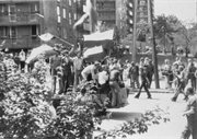 Demonstracja uliczna. Radom, czerwiec 1976