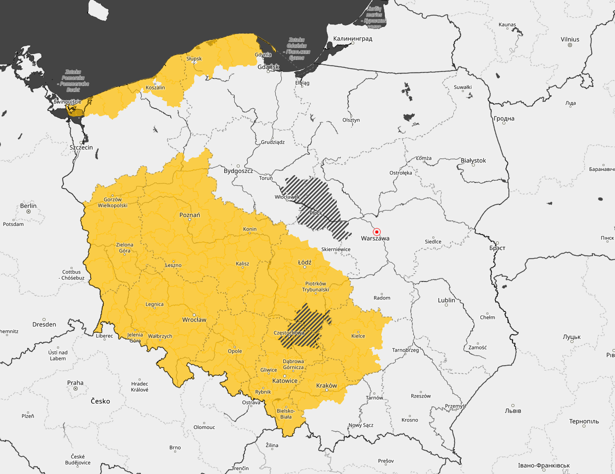 Mapa zagrożeń IMGW