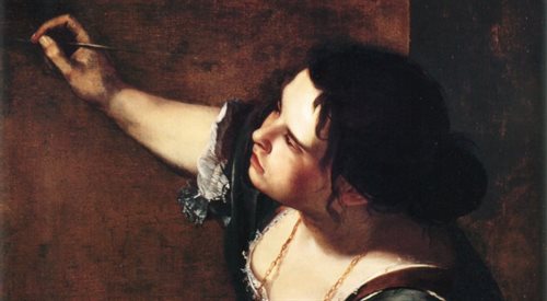 Artemisia Gentileschi: Autoportret (alegoria malarstwa)