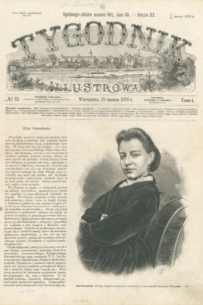 "Tygodnik Ilustrowany" 1876, fot. polona.pl