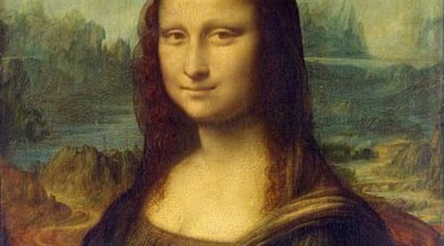 Fragment obrazu Mona Lisa