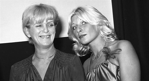 Barbara Sass i Dorota Stalińska w roku 1980