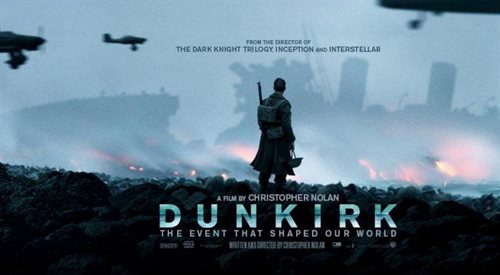 Fragment plakatu filmowego Dunkierka
