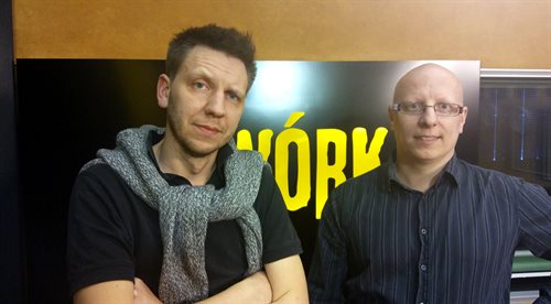 Kuba Marcinowicz i dr inż. Tomasz Borejko