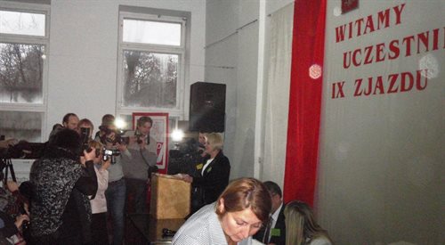 Na zdjęciu: zjazd Związku Polaków na Białorusi w grudniu 2016 roku, podczas którego wybrano nowego prezesa. Wówczas Mieczysława Jaśkiewicza zastąpiła Andżelika Borys