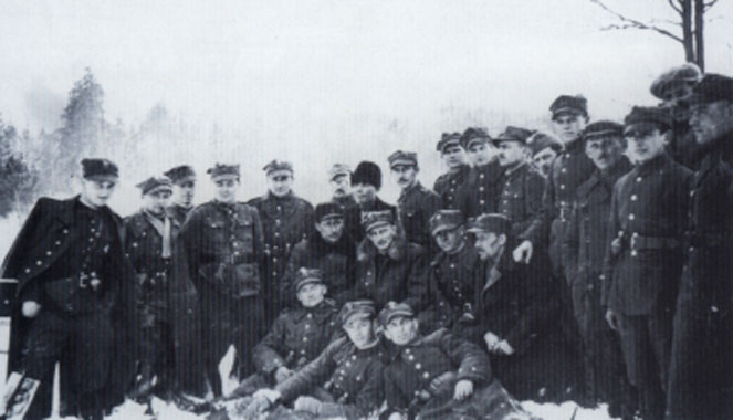 Oddział majora Henryka Dobrzańskiego Hubala – zima 1939. Wikimedia Commons/dp