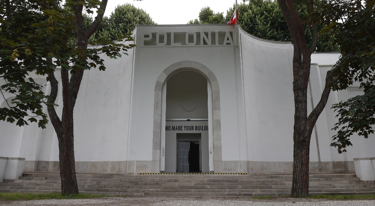 The Polish pavilion at the International Art Exhibition in Venice.