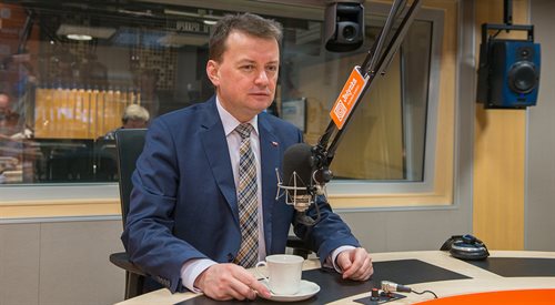 Szef MSWiA Mariusz Błaszczak