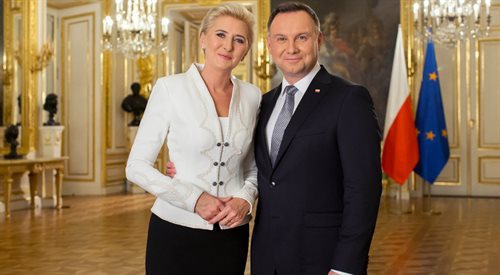 Andrzej Duda i Agata Kornhauser-Duda