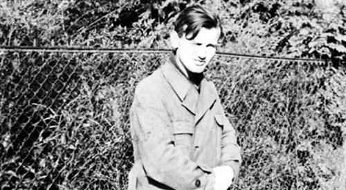 Karol Wojtyła. Zdjęcie z czasów wojny.