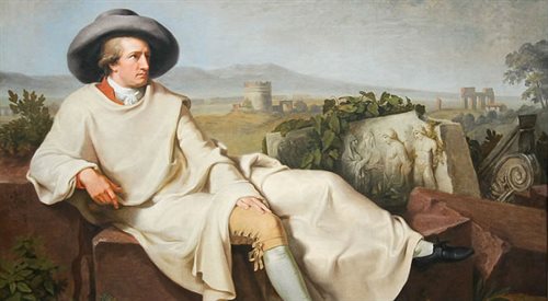 Johann Wolfgang Goethe, aut. Johann Heinrich Wilhelm Tischbein, Rzym (1787 rok)