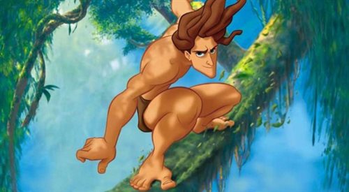 kadr z filmu Tarzan