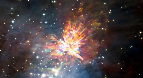 Wybuchy w Obłoku Molekularnym Oriona 1