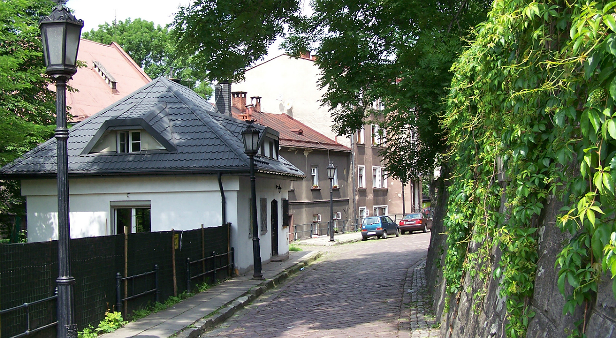 Ulica Przykopa w Cieszynie, fragment tzw. cieszyńskiej Wenecji