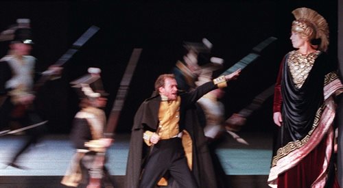 Noc Listopadowa w reżyserii Jerzego Grzegorzewskiego na scenie Teatru Narodowego w 1997 roku