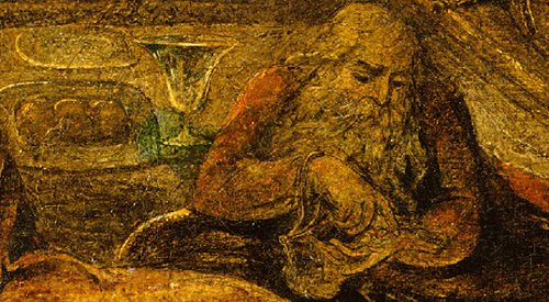 Judasz na The Last Supper Williama Blakea, 1799 r.
