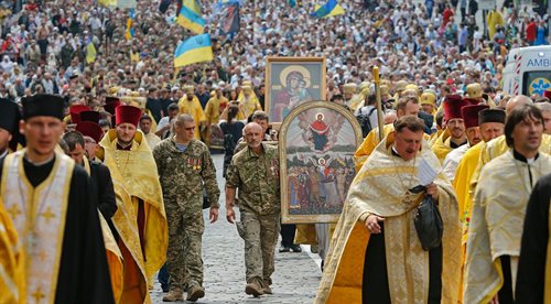 Kijów: obchody 1029 rocznicy Chrztu Rusi.