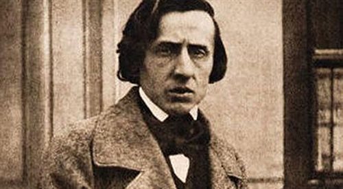 Portret Fryderyka Chopina. Fotografia Louis-Auguste Bissona z 1849 r.