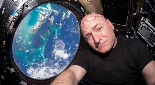 Scott Kelly na ISS