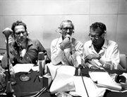 Sprawozdanie radiowe z lądowania na Księżycu statku kosmicznego Apollo 11.
Komentują: Stefan Wysocki, Wojciech Trojanowski i Władysław Poncet (20.07.1969)
