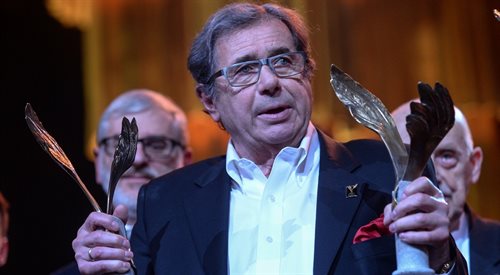 Aktor Janusz Gajos otrzymał nagrodę za najlepszą główną rolę męską oraz nagrodę za osiągnięcia życia podczas gali wręczenia Polskich Nagród Filmowych Orły 2016