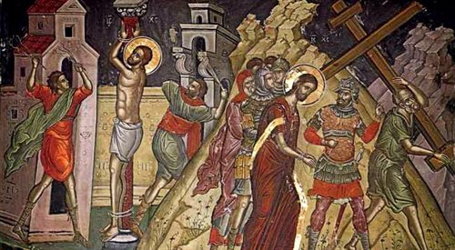 Theophanis Strelitzas Jezus na Golgocie