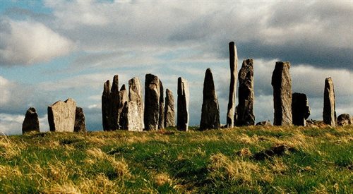 kamienny krąg ze szkockiej wyspy Callanish
