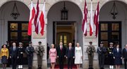 Powitanie łotewskiej pary prezydenckiej