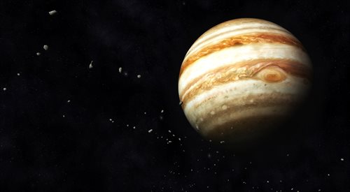 Jowisz to piąta w kolejności oddalenia od Słońca i największa planeta Układu Słonecznego