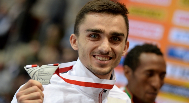 Adam Kszczot ze srebrnym medalem Halowych Mistrzostw Świata w Sopocie