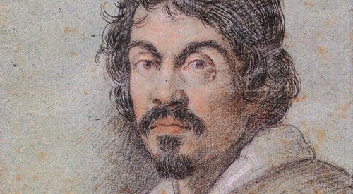 Portret Caravaggia, dzieło Ottavia Leoniego (fragm.), ok. 1621 r.
