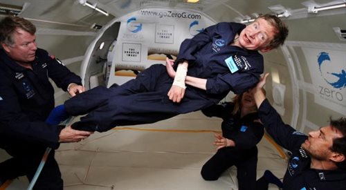 Stephen Hawking w stanie nieważkości