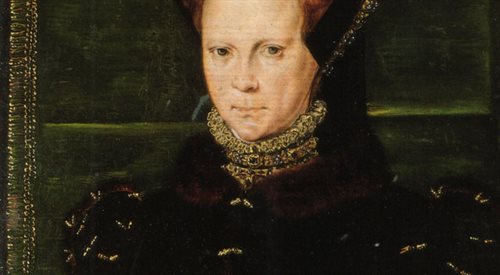 Portret Krwawej Marii pędzla Hansa Ewortha
