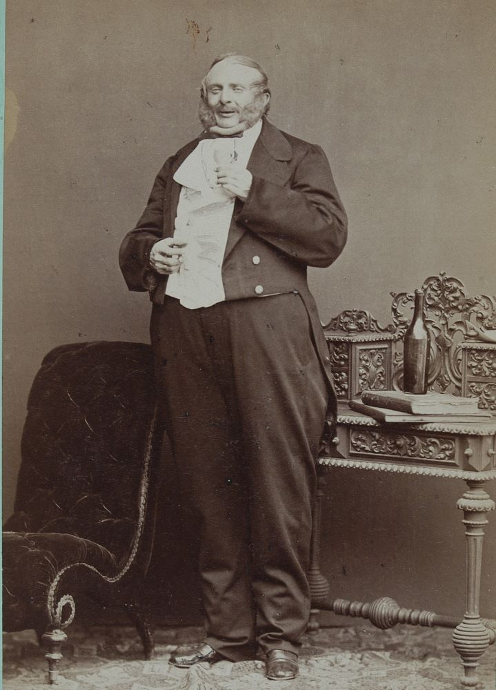 Wincenty Rapacki jako Piotr Dziszewski w "Radcach pana radcy" Michała Bałuckiego (1869). Źródło: Polona/Domena publiczna
