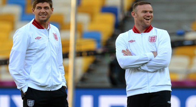 Reprezentanci Anglii Steven Gerrard i Wayne Rooney