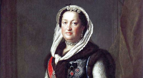 Maria Józefa, królowa Polski z Orderem św. Katarzyny Męczennicy, portret pędzla Pietro Rotari, źr. Wikimedia Commonsdp