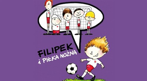 Fragment okładki książki Filipek i piłka nożna