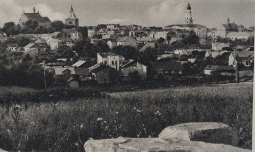 Panorama Drohobycza, 1. poł. XX w. Zdjęcie autorstwa Bertolda Schenkelbacha, przyjaciela Brunona Schulza